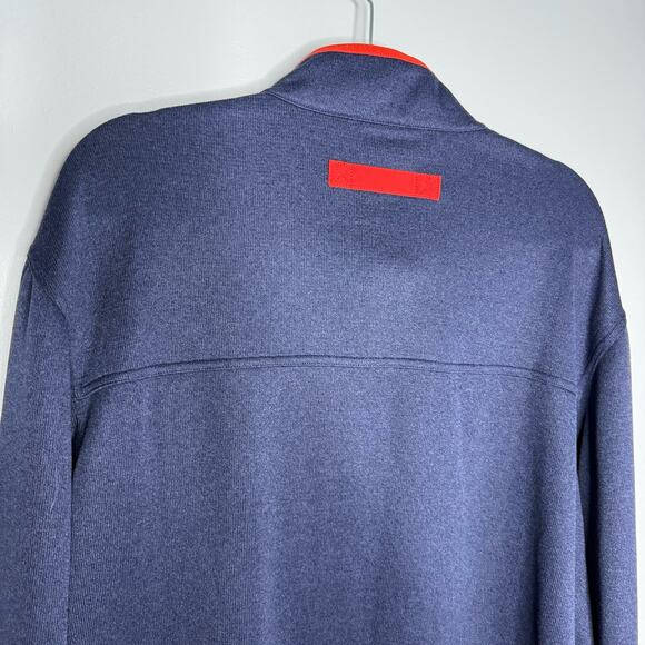 Duluth Trading Men's River Falls Snap Mock Pullover Snap Relaxed Fit Blue XL - Picture 6 of 8